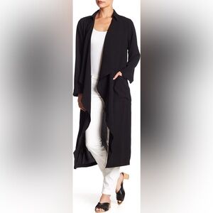 LUSH Draped Open Front Trench Duster